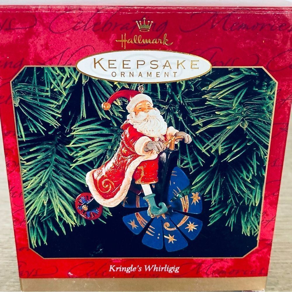 Vintage Hallmark Christmas Ornament Kringle’s Whirligig 1999